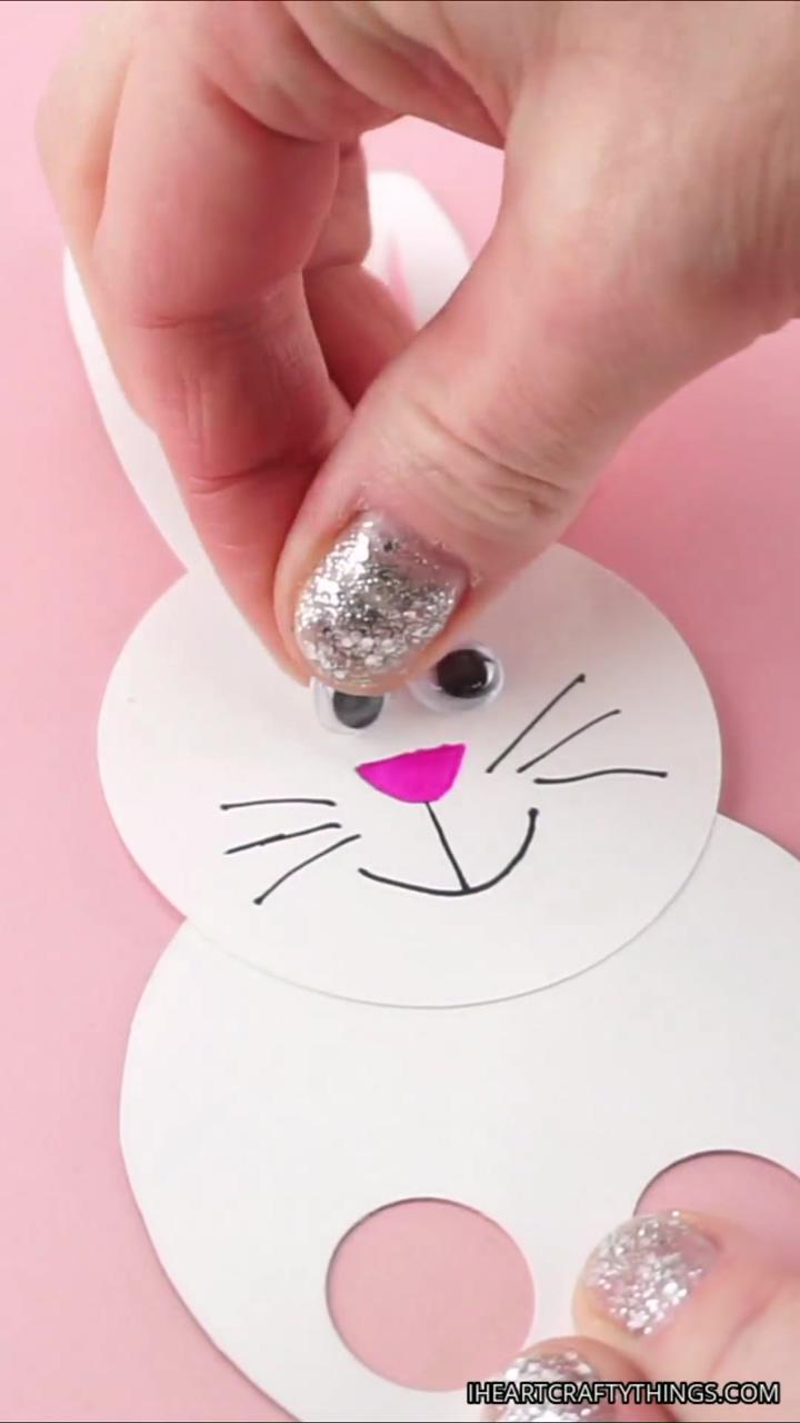 Easy bunny finger puppets craft for kids | easter crafts diy kids