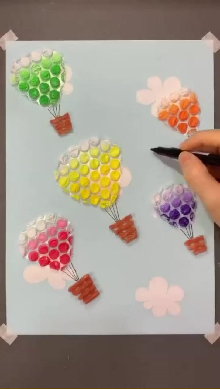 Easy step of drawing | kindergarten art crafts
