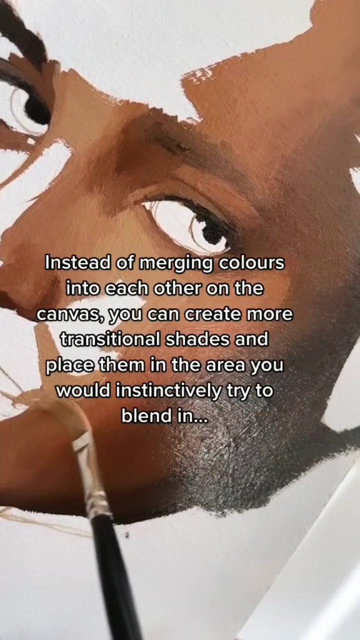 How to blend your paint like a pro artist; oil painting tips for beginners