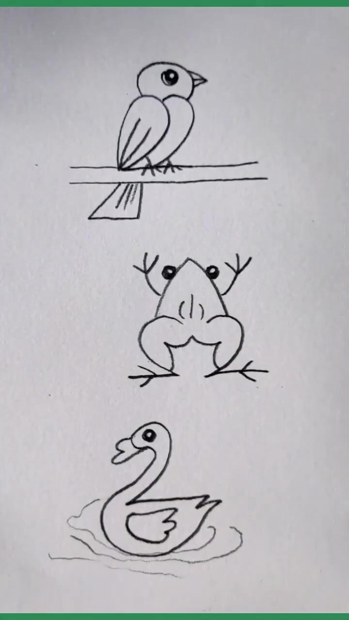 How to draw a bird when you have no drawing skills | how to draw a cactus: beginner and advanced tips