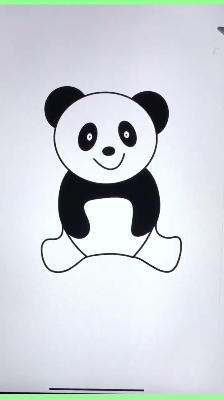 How to draw a panda - easy step by step guide for kids | follow the link, handicrafts, games, stem education, study, courses, gifts, science for kids, stem