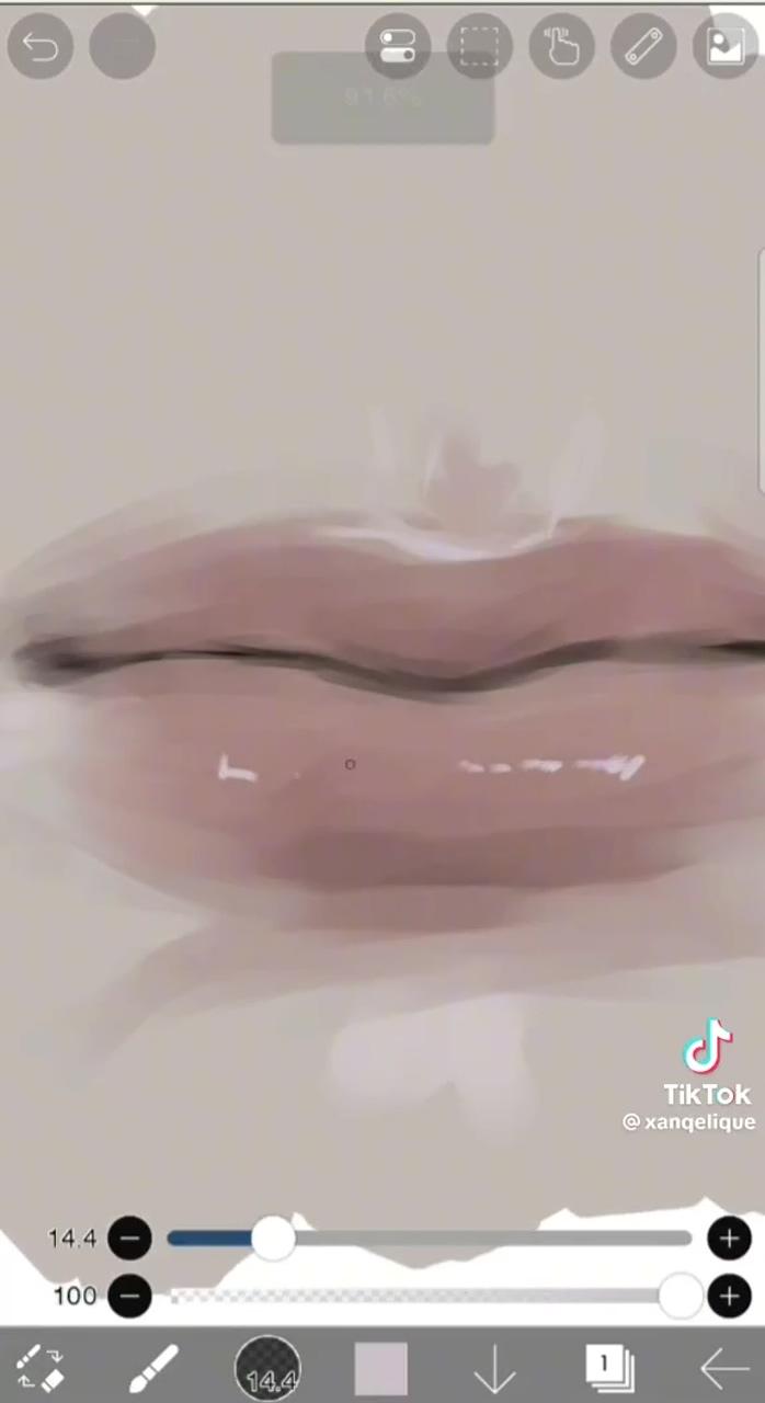 Lips tutorial - step by step digital art - rendering lips tut | digital painting tutorials