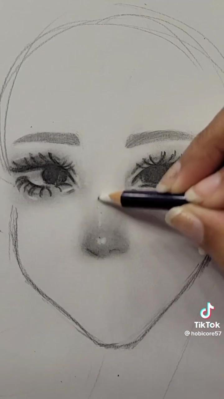 Nose tutorial3 | nose drawing tutorial #illustration #art #anime #drawing #easydrawing