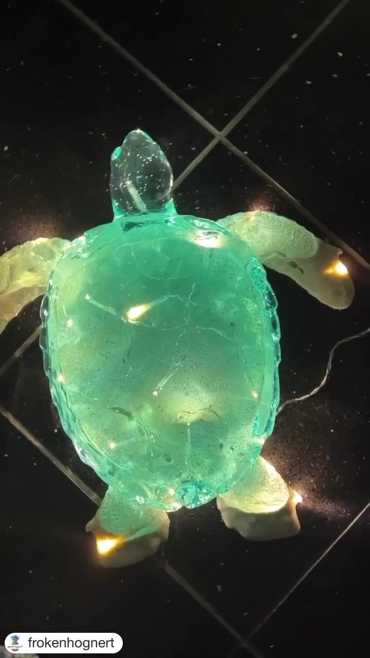 Our new giant turtle is a must-have for any animal lover | epoxy resin table