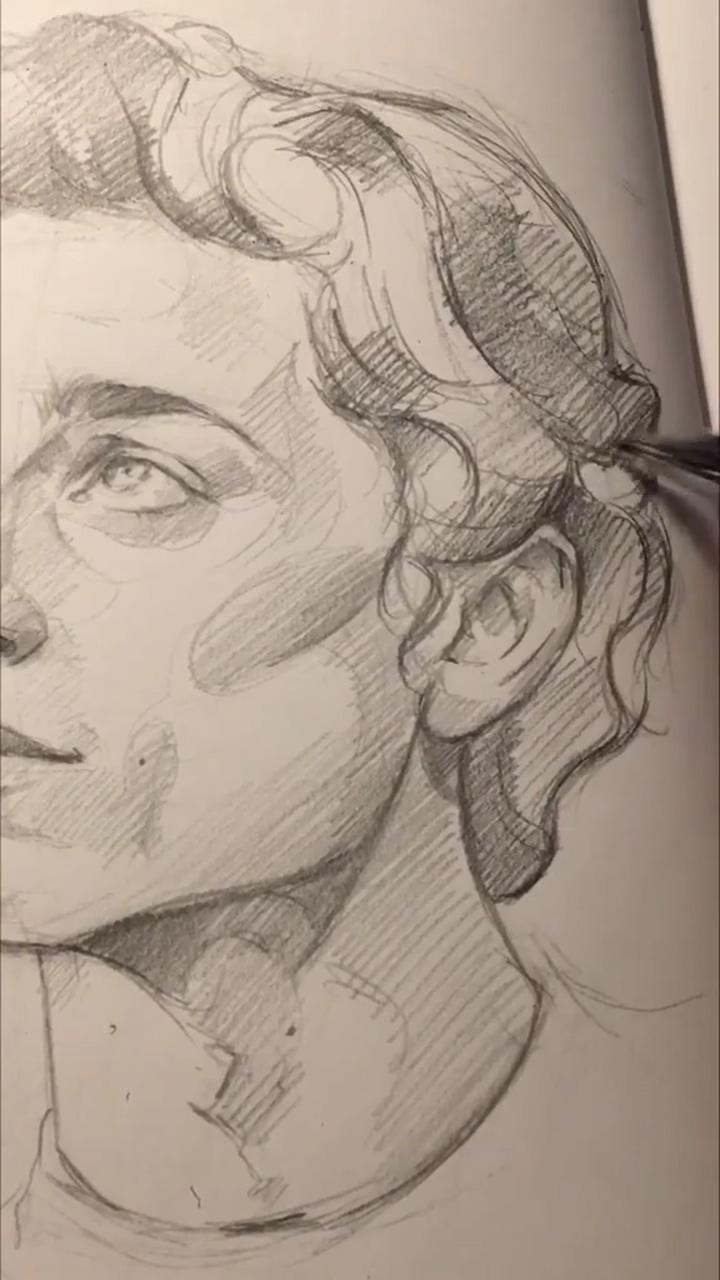Portrait sketch | drawing sketch simple