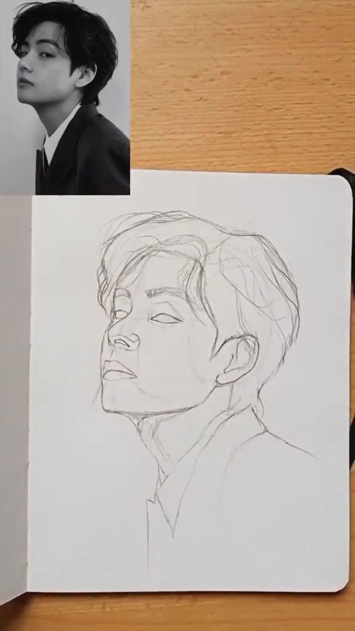 Portrait sketch | pencil sketch tutorial