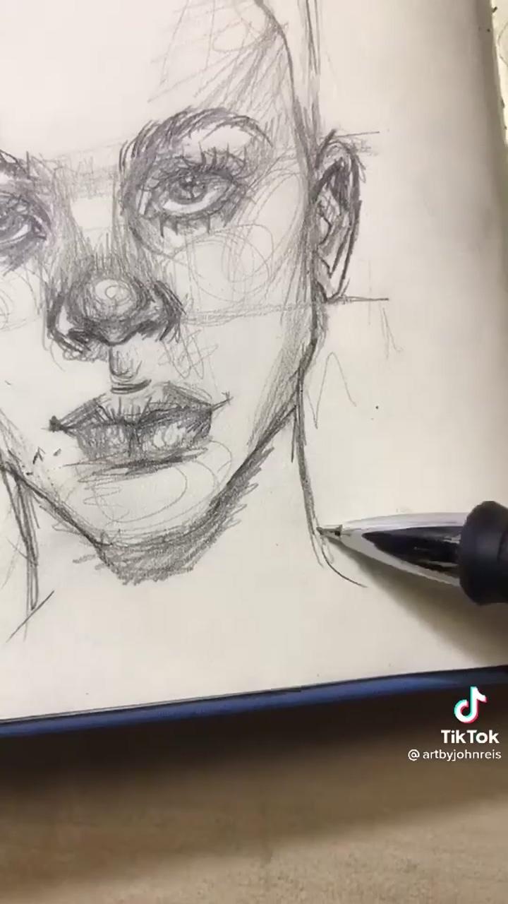 Sketchbook tour | drawing tutorial face