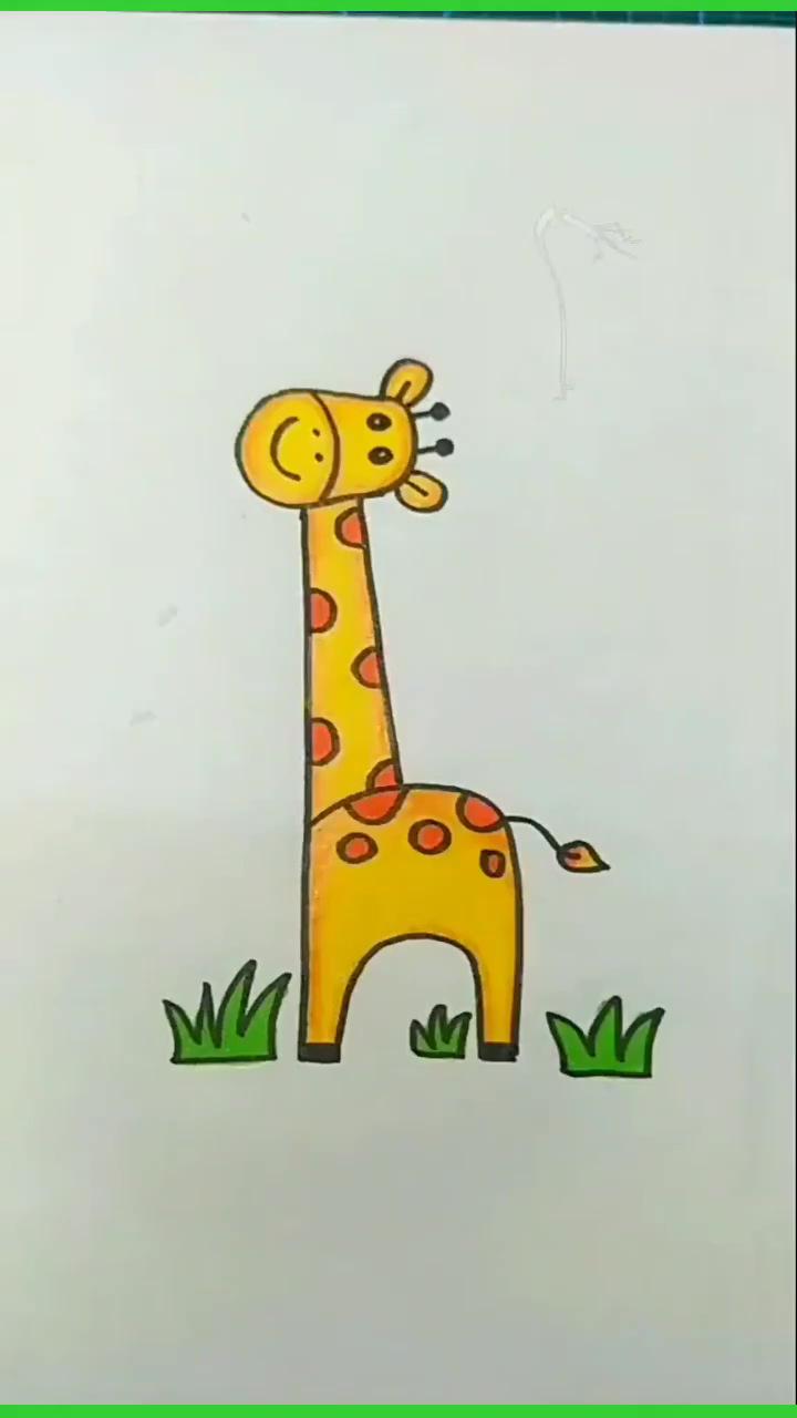 The master guide to drawing giraffe | how to draw a girl girl using cool tips