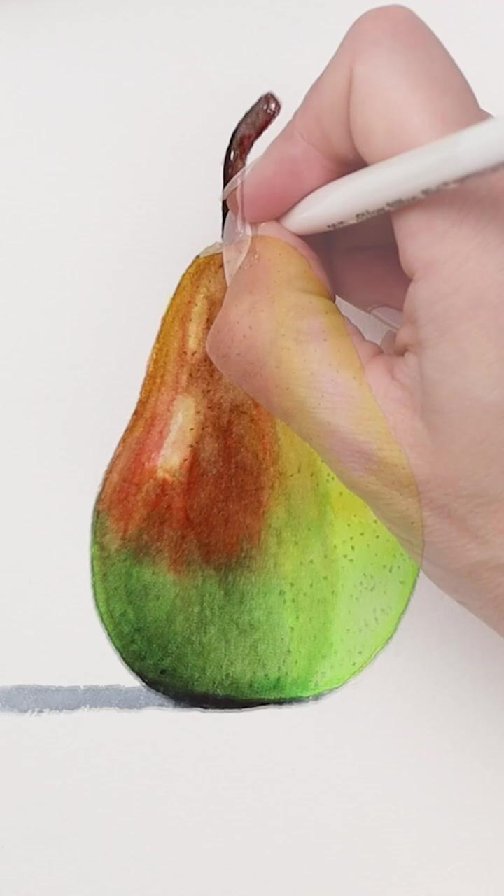 Watercolor masterytm by emily olson | lime and coconut, oil painting demo