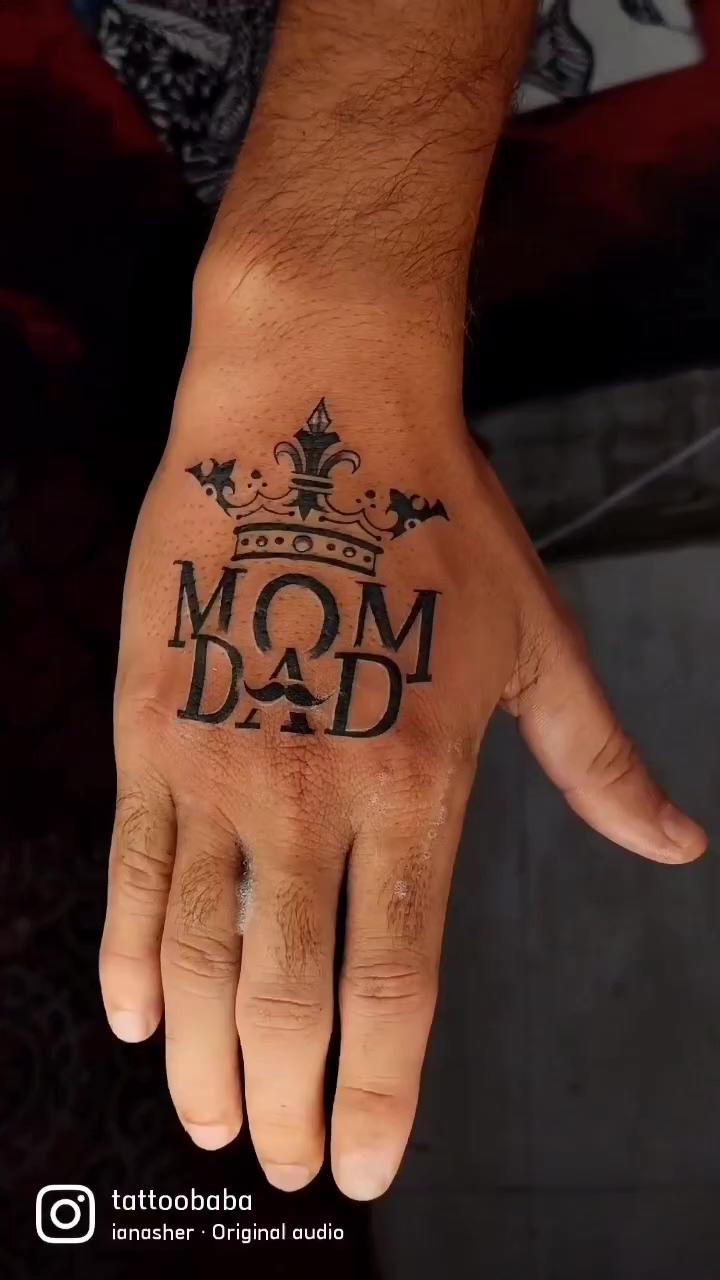 Mom dad tattoo ; mom dad tattoos
