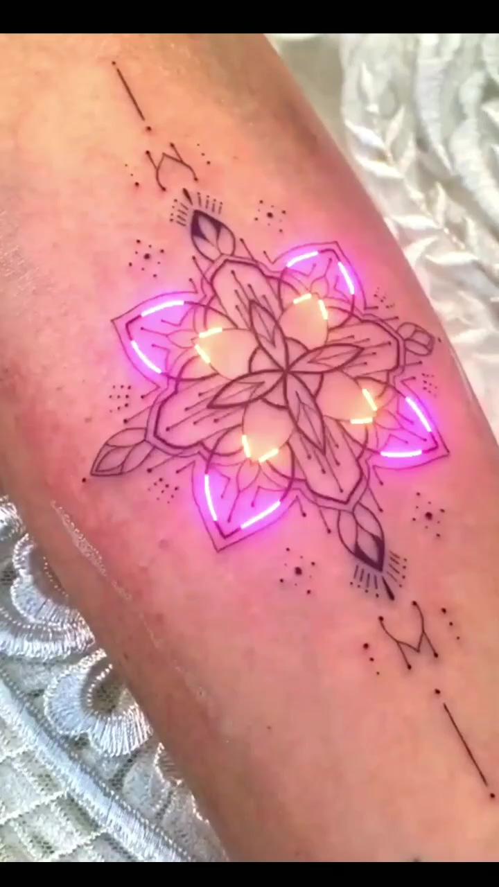Neon tattoo ideas; joker tattoo designs