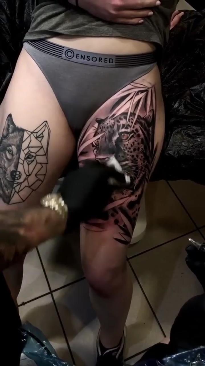 Tattoos ideas; calf tattoos for women