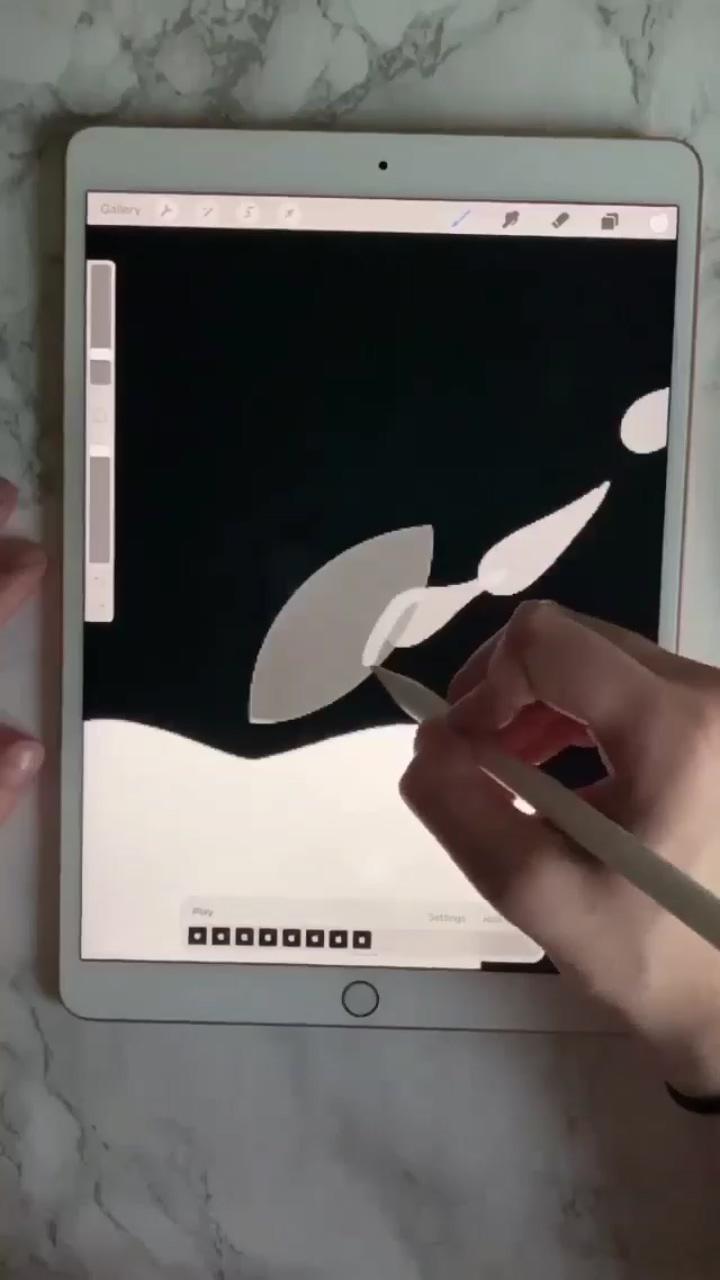 Apple logo animation amazing; procreate ipad tutorials