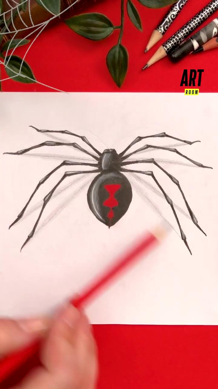 Arachnophobe beware i'm drawing a realistic spider ; slow tutorial on how to braid with 4 cordsmacrame tutorial