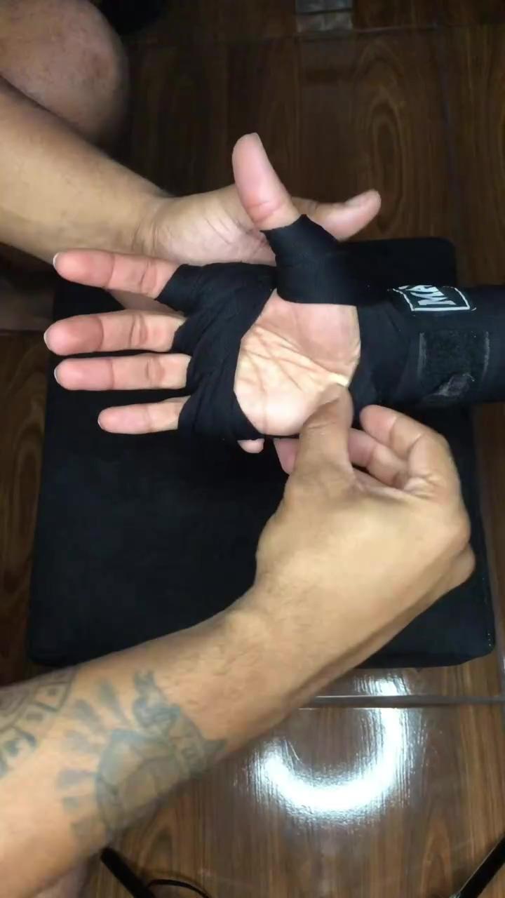 Boxing bandage; crazy quad blade folding knife