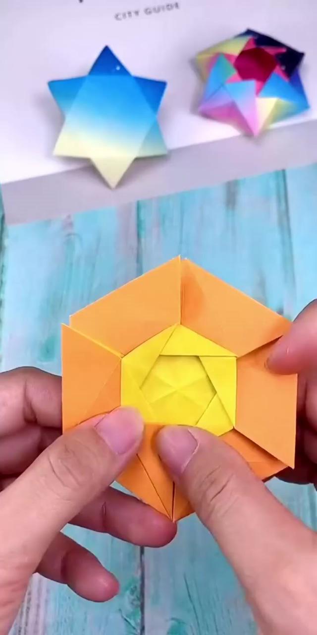 Crafting ideas; paper folding crafts