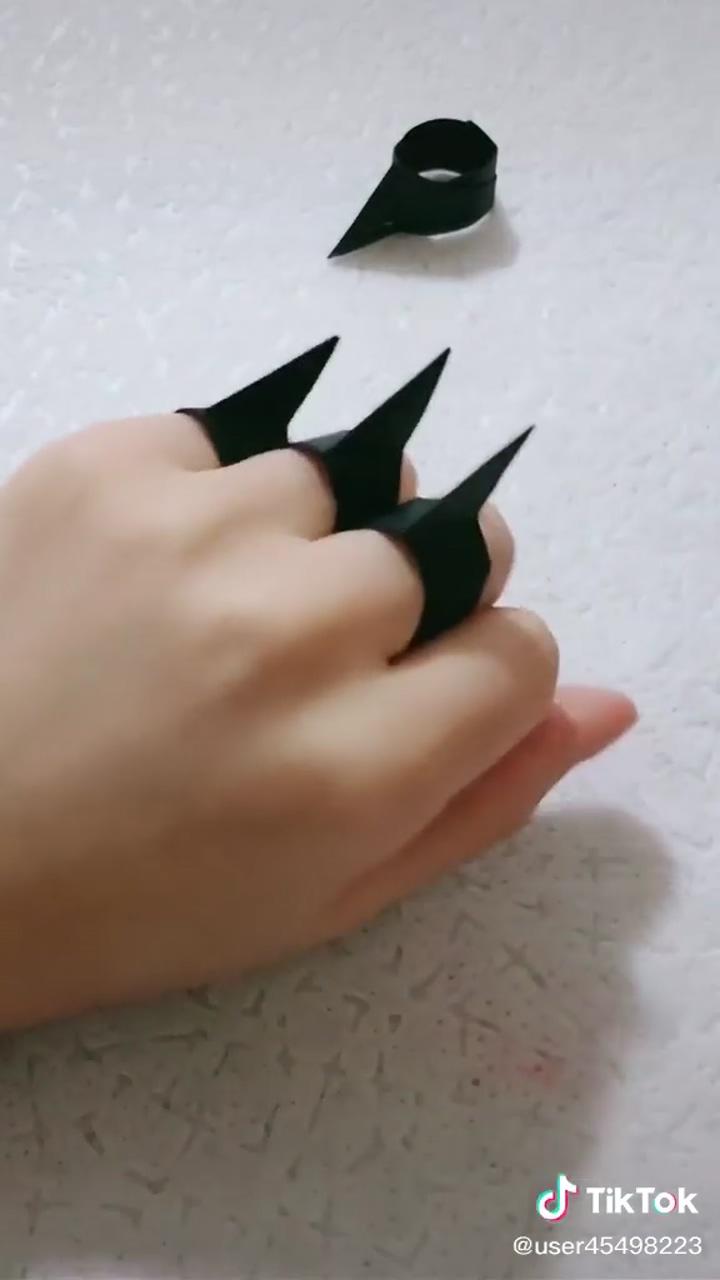 Diy origami video. creativity. ring thorns; teddy painting,easy art
