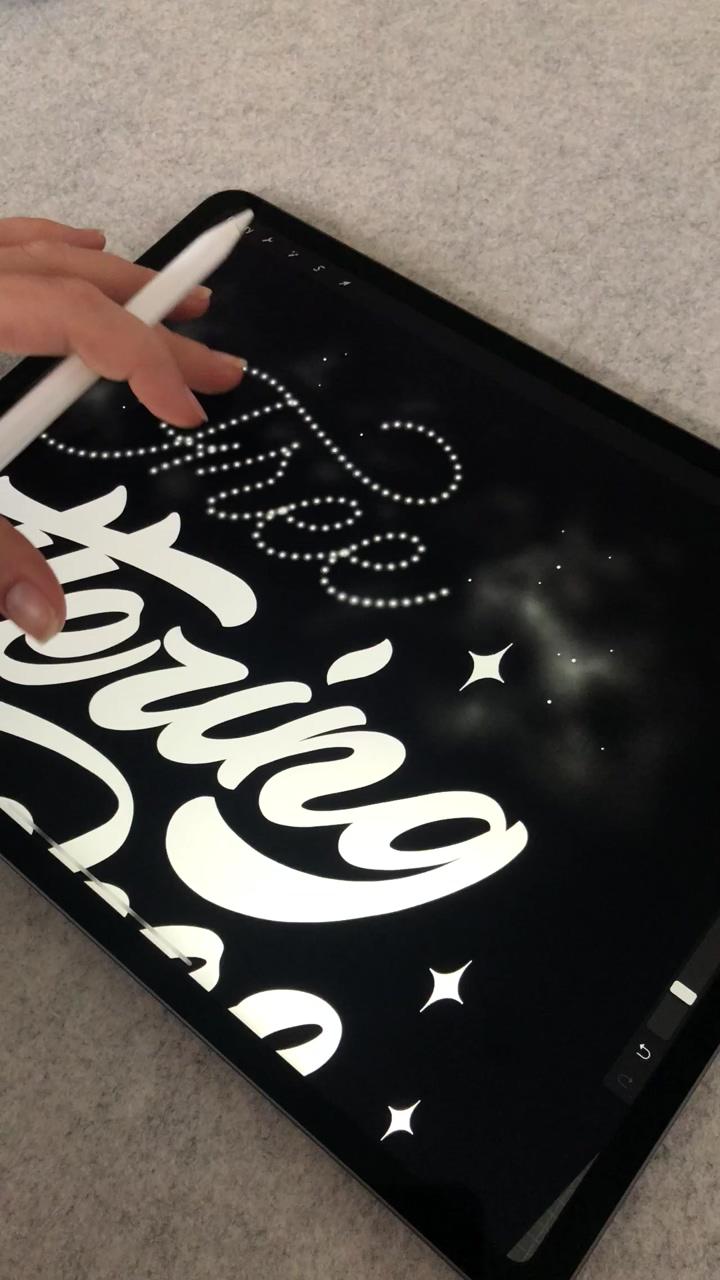 Download a free lettering brush set for procreate; how to make instagram gifs using procreate 
