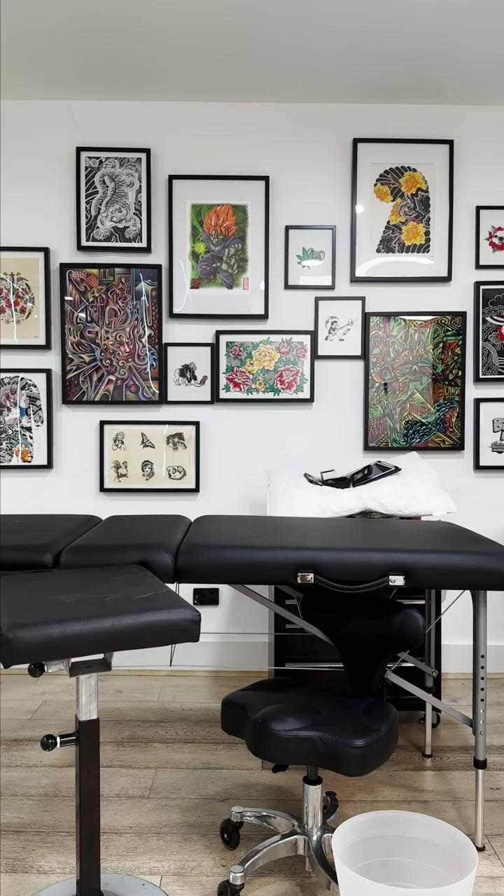 Everything a tattoo artist needs for a small tattoo; inknation studio by pablo fr'ias