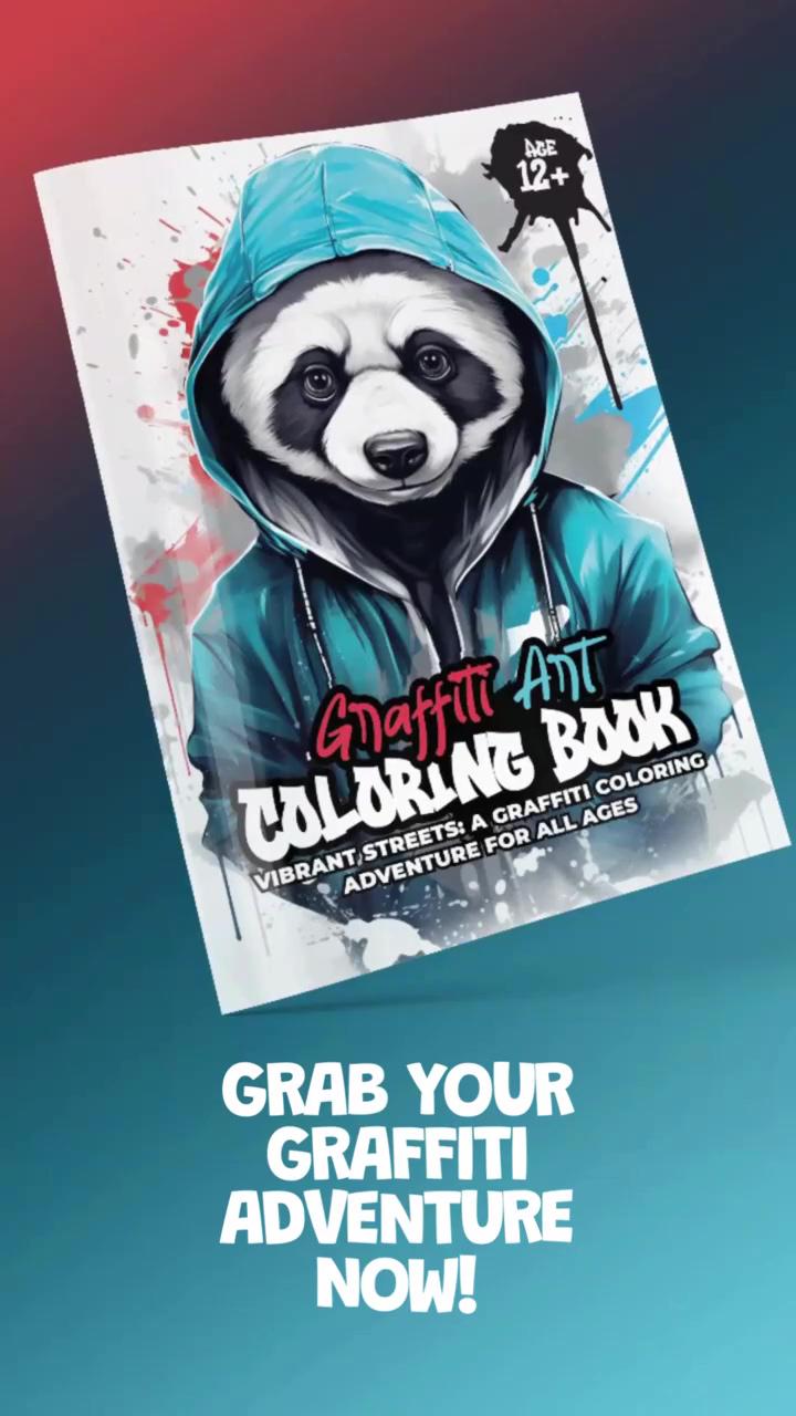 Explore urban artistry with our graffiti coloring book; unleash your inner artist with graffiti art coloring book