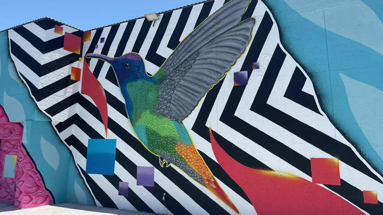Graffiti truck spray paint commission mourns; mural art