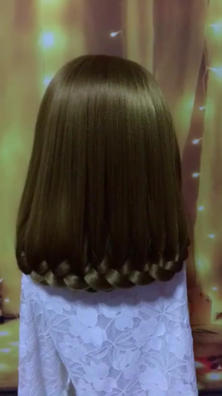 Hairstyle tutorial; hairdo for long hair
