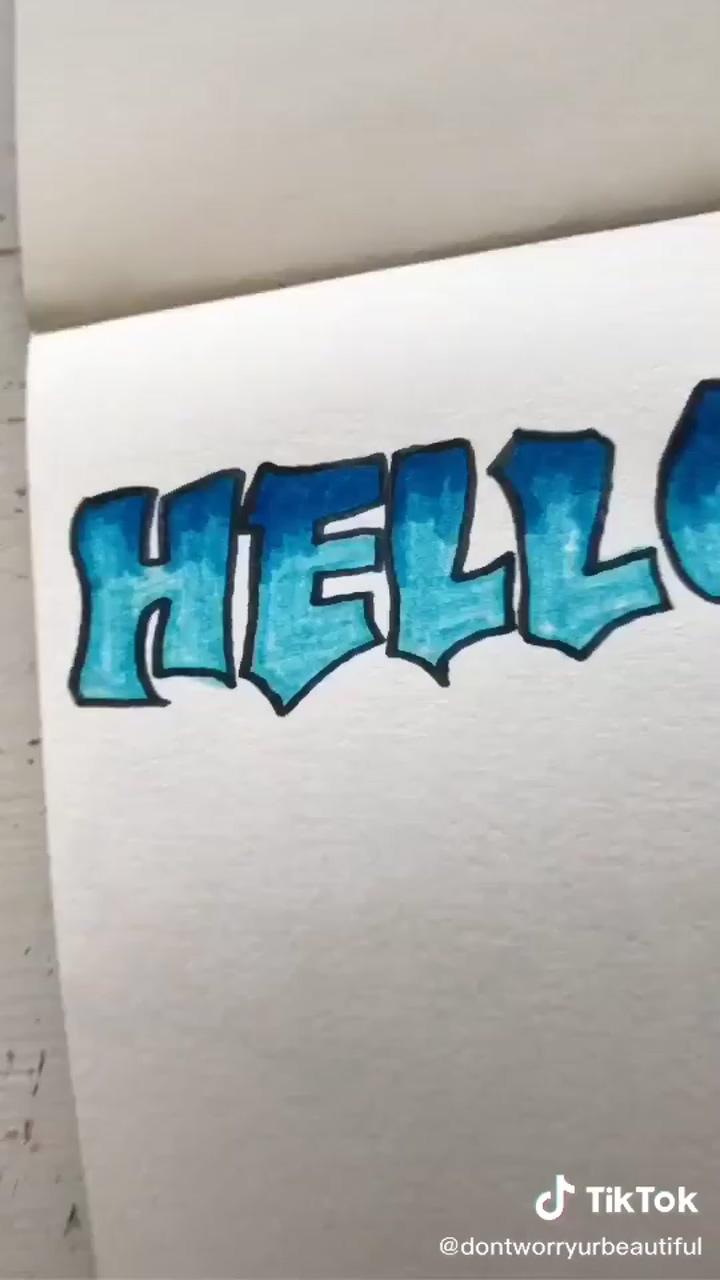 Hand lettering art; hand lettering tutorial