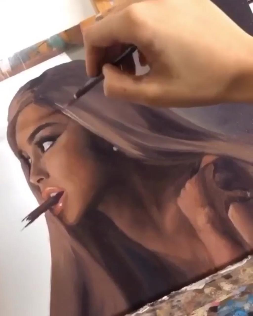 How to draw hyper realistic paint painting; painting art lesson