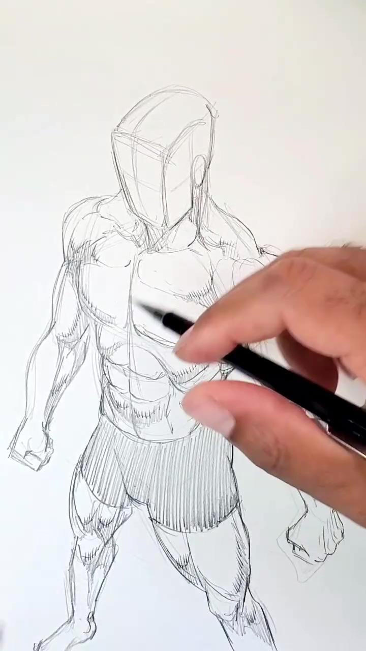 How to draw the body drawing the body in heroic perspective; find your artstyle