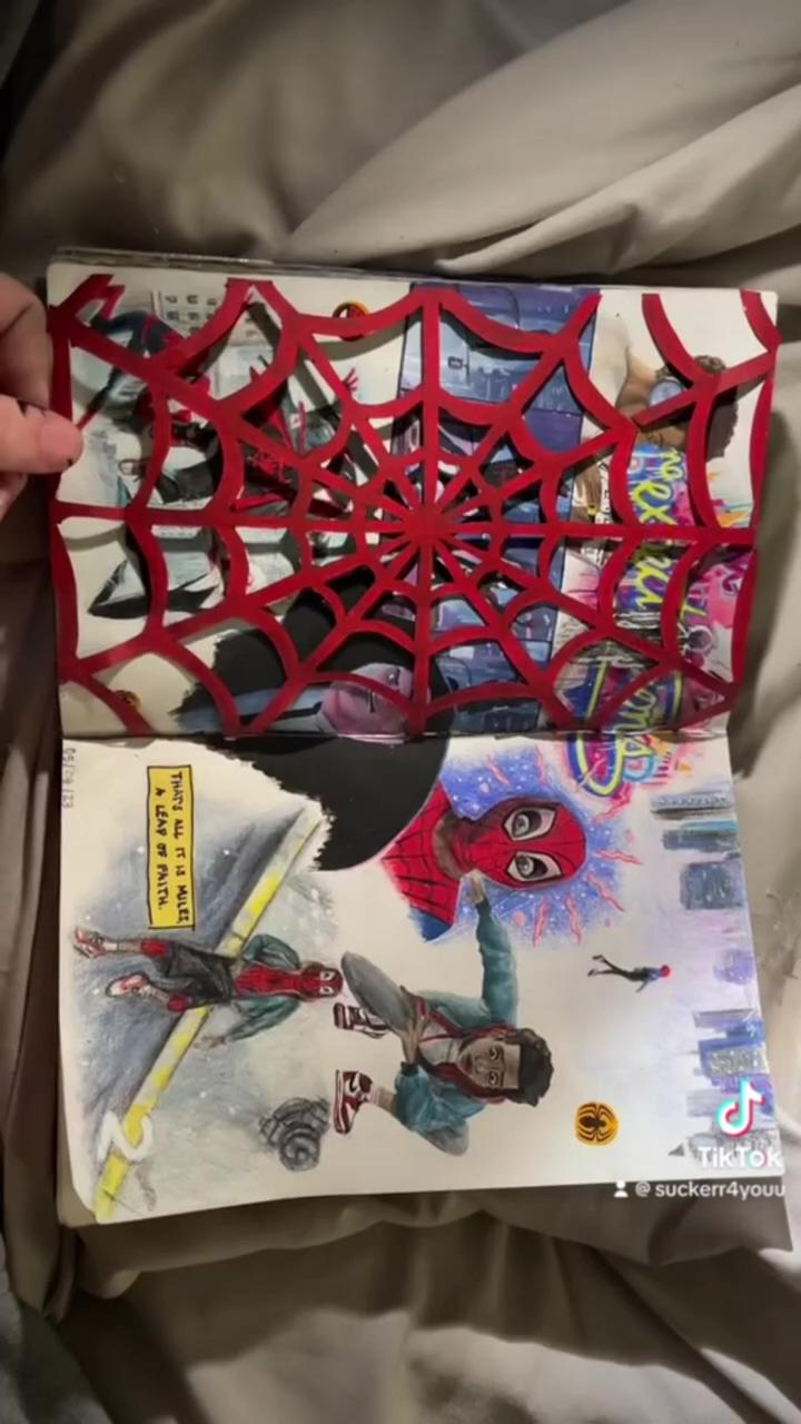 Miles morales interactive art; link in bio to buy my brushes or www. sim0nde. com