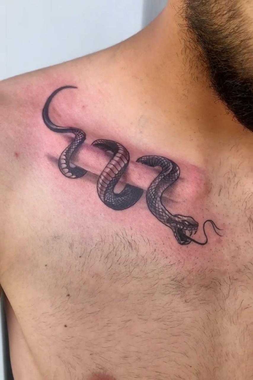 Snake tato; best sleeve tattoos