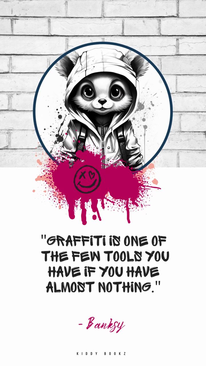 The power of expression: banksy on the essence of graffiti; transform your space: unique wall art by midjourneytiger