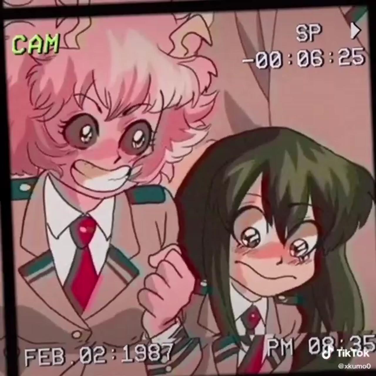 Tsuyu in the style of the 90s; tsuyu