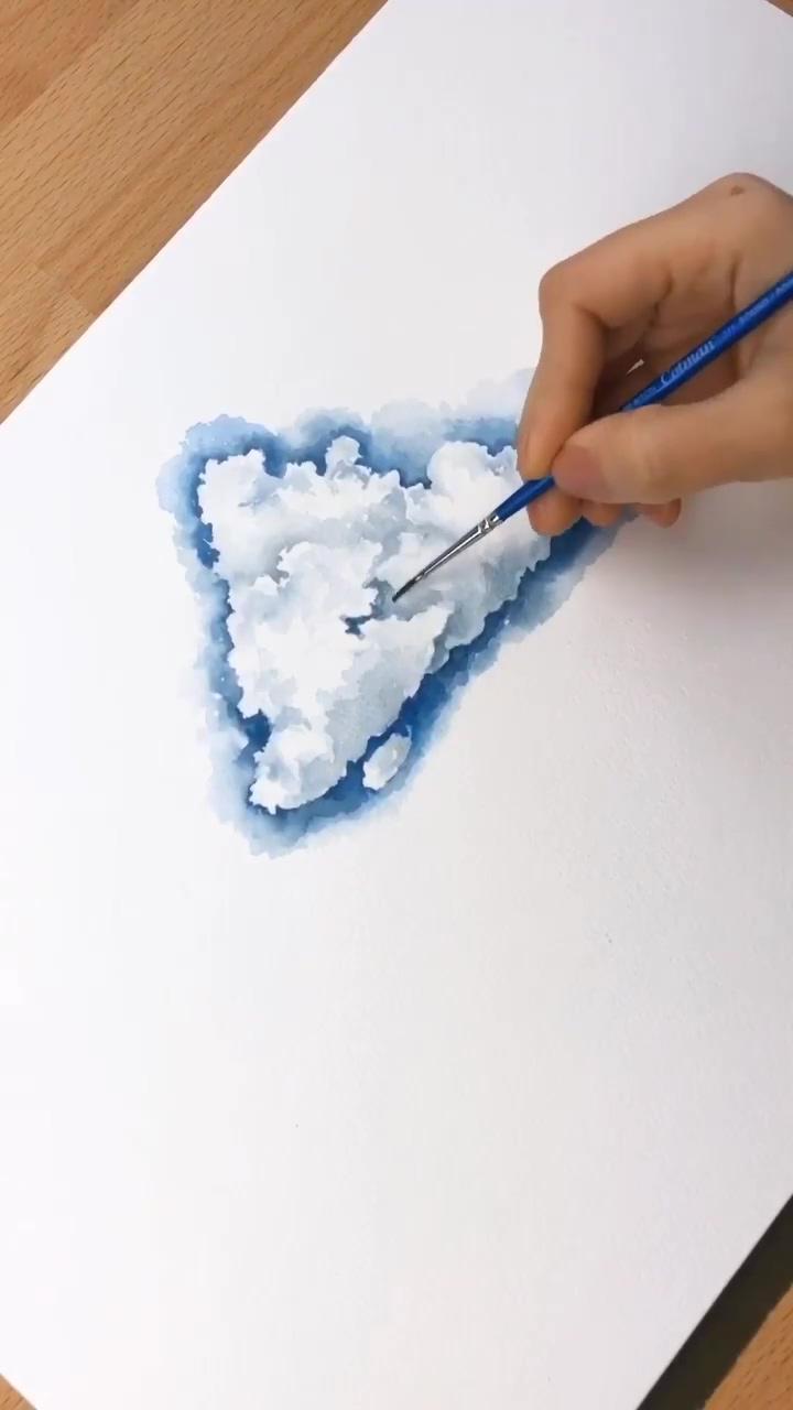 Watercolor painting tutorial draw paint; rose drawing with watercolor